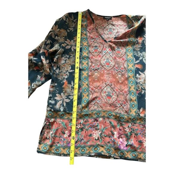 Tolani silk blouse Medium - Picture 5 of 6